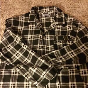Flannel pajama shirt by dreams size medium